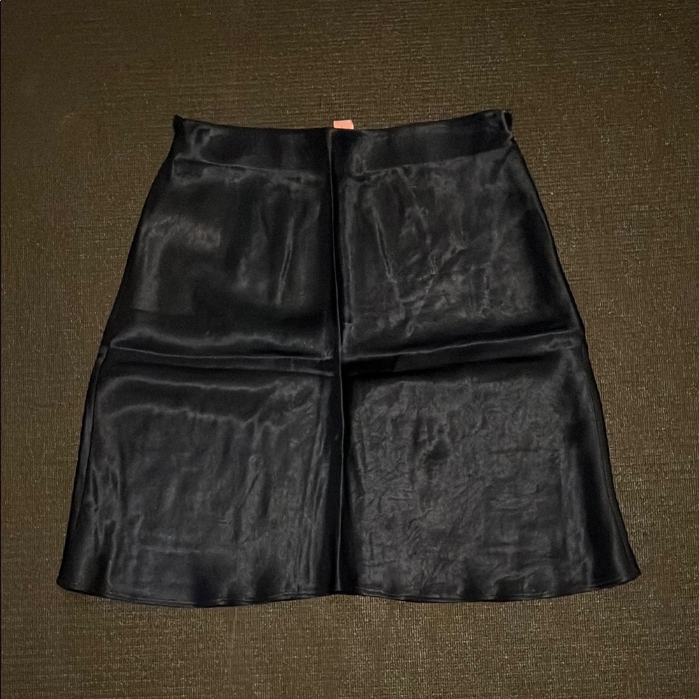 Babaton A-Line Satin Skirt